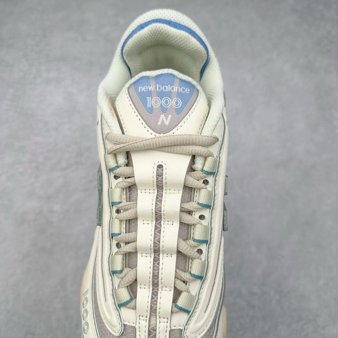 图片[5]-＃GT纯原福利 New Balance M1000 NB新百伦系列低帮复古老爹风休闲运动慢跑鞋 据悉，New Balance的复古鞋型M1000系列将在2024年正式回归。而自家美产创意总监Teddy Santis的AIMÉ LEON DORE也将率先推出联名1000撑撑场子，鞋款预计将在今年正式发布。New Balance1000系列作为NB最高端的鞋型，诞生于1999年，一度成为当年的热门鞋型，神似Nike Air Max95，现在看来也是一双符合潮流趋势的复古老爹鞋型。此番Teddy Santis亲自操刀，将丰富的配色和升级材质于复古的1000鞋型结合，鞋身采用米色、绿色和粉色的搭配。\\\”N\\\”字Logo也以全新的设计呈现，以1000标志性的网布和皮革材质打造，带来全新的视觉体验。后续ALD和New Balance1000的联名还将推出纯白配色，具体颜值还要等更多实物图的释出。AIMÉ LEON DORE和New Balance的多次联名一直有着超高的人气，无论是550还是1906R都有着不低的溢价，预计此番颜值不错的全新1000也会有着较高的人气。尺码：36 37 37.5 38 38.5 39.5 40 40.5 41.5 42 42.5 43 44 44.5 45 45.5 46.5-选品中心
