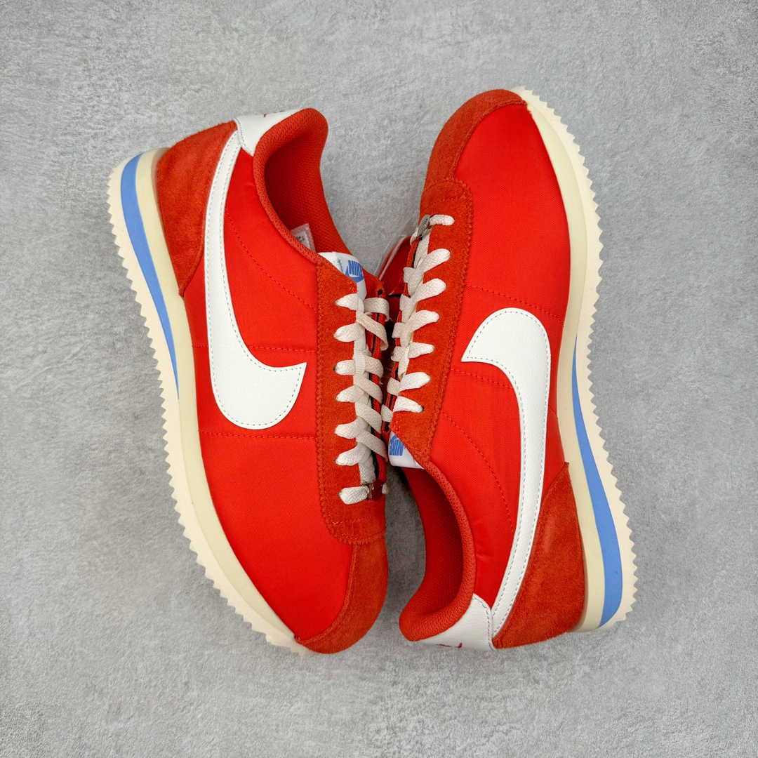 图片[3]-＃JC纯原 NK Classic Cortez Leather 阿甘复古初代皮革慢跑鞋 DZ2795-601 实体平台指令订单 全套原纸板楦头开发 原厂数据大底磨具 一比一鞋头弧度高度鞋身弧度 细节品控鞋型随意对比 正确烫金高频细节 公司级标准检验QC 区分市面一切版本 完美复刻阿甘复古鞋型 尺码：35.5 36 36.5 37.5 38 38.5 39 40 40.5 41 42 42.5 43 44 45-选品中心