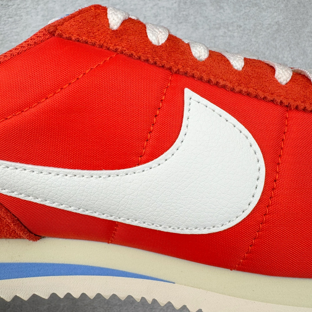 图片[21]-＃JC纯原 NK Classic Cortez Leather 阿甘复古初代皮革慢跑鞋 DZ2795-601 实体平台指令订单 全套原纸板楦头开发 原厂数据大底磨具 一比一鞋头弧度高度鞋身弧度 细节品控鞋型随意对比 正确烫金高频细节 公司级标准检验QC 区分市面一切版本 完美复刻阿甘复古鞋型 尺码：35.5 36 36.5 37.5 38 38.5 39 40 40.5 41 42 42.5 43 44 45-选品中心