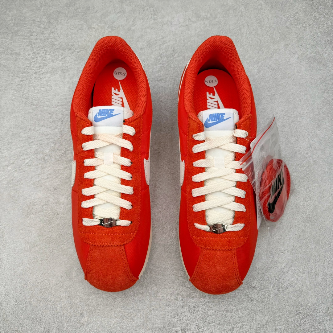 图片[2]-＃JC纯原 NK Classic Cortez Leather 阿甘复古初代皮革慢跑鞋 DZ2795-601 实体平台指令订单 全套原纸板楦头开发 原厂数据大底磨具 一比一鞋头弧度高度鞋身弧度 细节品控鞋型随意对比 正确烫金高频细节 公司级标准检验QC 区分市面一切版本 完美复刻阿甘复古鞋型 尺码：35.5 36 36.5 37.5 38 38.5 39 40 40.5 41 42 42.5 43 44 45-选品中心