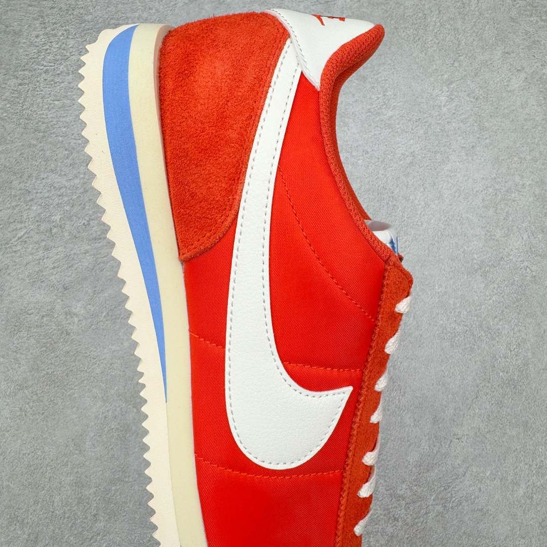 图片[6]-＃JC纯原 NK Classic Cortez Leather 阿甘复古初代皮革慢跑鞋 DZ2795-601 实体平台指令订单 全套原纸板楦头开发 原厂数据大底磨具 一比一鞋头弧度高度鞋身弧度 细节品控鞋型随意对比 正确烫金高频细节 公司级标准检验QC 区分市面一切版本 完美复刻阿甘复古鞋型 尺码：35.5 36 36.5 37.5 38 38.5 39 40 40.5 41 42 42.5 43 44 45-选品中心