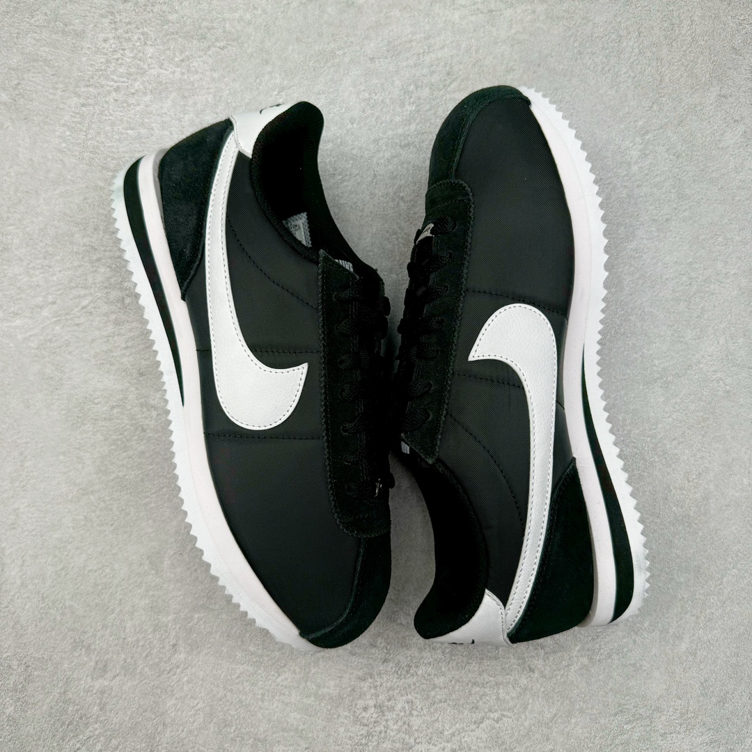 图片[3]-＃JC纯原 NK Classic Cortez Leather 阿甘复古初代皮革慢跑鞋 HF0263-001 实体平台指令订单 全套原纸板楦头开发 原厂数据大底磨具 一比一鞋头弧度高度鞋身弧度 细节品控鞋型随意对比 正确烫金高频细节 公司级标准检验QC 区分市面一切版本 完美复刻阿甘复古鞋型 尺码：35.5 36 36.5 37.5 38 38.5 39 40 40.5 41 42 42.5 43 44 45-选品中心