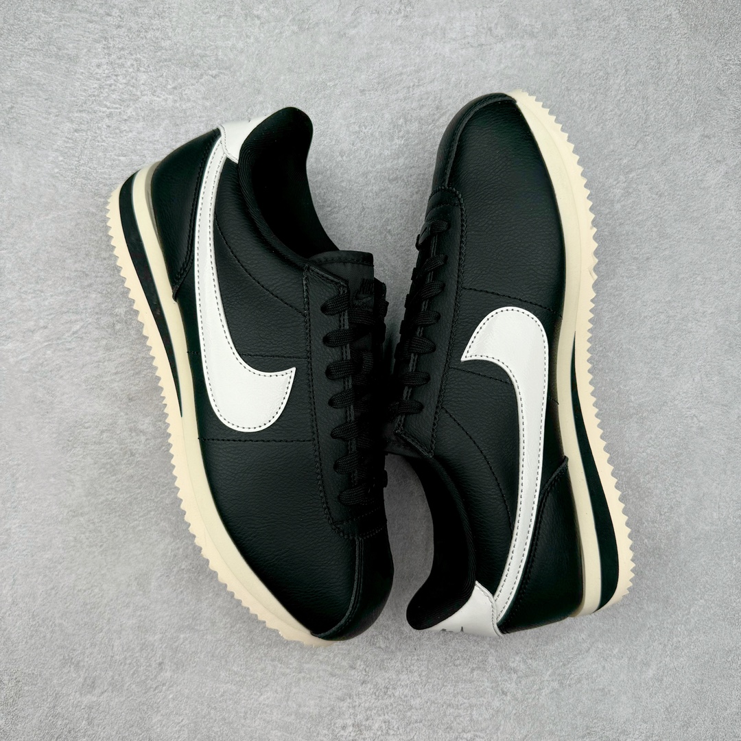 图片[3]-＃JC纯原 NK Classic Cortez Leather 阿甘复古初代皮革慢跑鞋 FB6877-001 实体平台指令订单 全套原纸板楦头开发 原厂数据大底磨具 一比一鞋头弧度高度鞋身弧度 细节品控鞋型随意对比 正确烫金高频细节 公司级标准检验QC 区分市面一切版本 完美复刻阿甘复古鞋型 尺码：35.5 36 36.5 37.5 38 38.5 39 40 40.5 41 42 42.5 43 44 45-选品中心