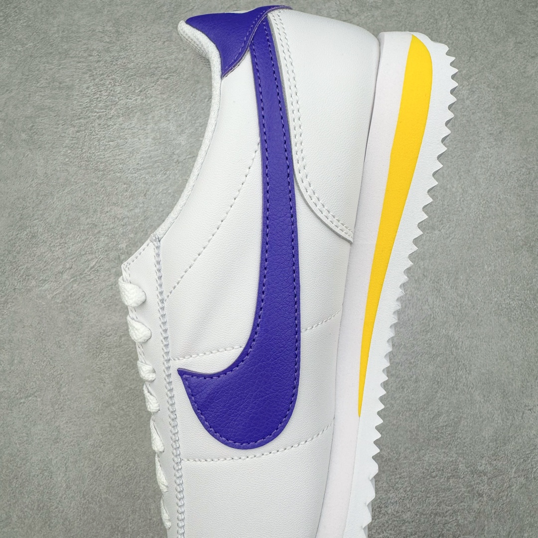 图片[7]-＃JC纯原 NK Classic Cortez Leather 阿甘复古初代皮革慢跑鞋 DM4044-106 实体平台指令订单 全套原纸板楦头开发 原厂数据大底磨具 一比一鞋头弧度高度鞋身弧度 细节品控鞋型随意对比 正确烫金高频细节 公司级标准检验QC 区分市面一切版本 完美复刻阿甘复古鞋型 尺码：35.5 36 36.5 37.5 38 38.5 39 40 40.5 41 42 42.5 43 44 45-选品中心