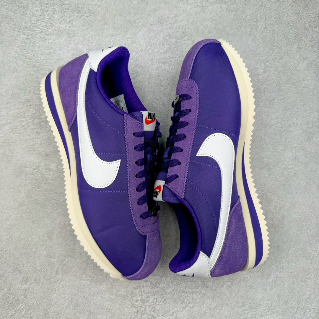 图片[3]-＃JC纯原 NK Classic Cortez Leather 阿甘复古初代皮革慢跑鞋 DZ2795-500 实体平台指令订单 全套原纸板楦头开发 原厂数据大底磨具 一比一鞋头弧度高度鞋身弧度 细节品控鞋型随意对比 正确烫金高频细节 公司级标准检验QC 区分市面一切版本 完美复刻阿甘复古鞋型 尺码：35.5 36 36.5 37.5 38 38.5 39 40 40.5 41 42 42.5 43 44 45-选品中心