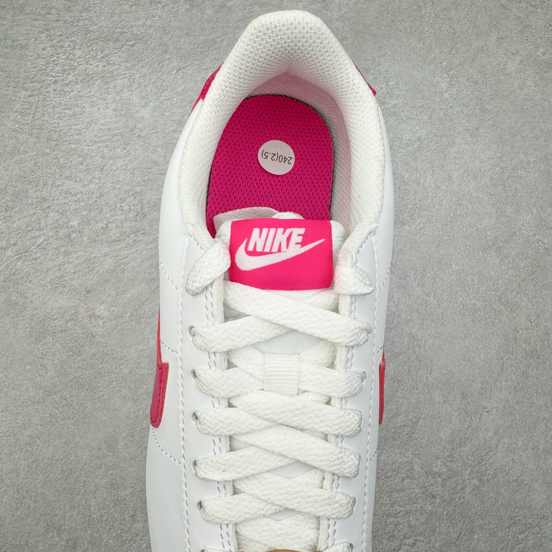 图片[5]-＃JC纯原 NK Classic Cortez Leather 阿甘复古初代皮革慢跑鞋 904764-109 实体平台指令订单 全套原纸板楦头开发 原厂数据大底磨具 一比一鞋头弧度高度鞋身弧度 细节品控鞋型随意对比 正确烫金高频细节 公司级标准检验QC 区分市面一切版本 完美复刻阿甘复古鞋型 尺码：35.5 36 36.5 37.5 38 38.5 39 40 40.5 41 42 42.5 43 44 45-选品中心