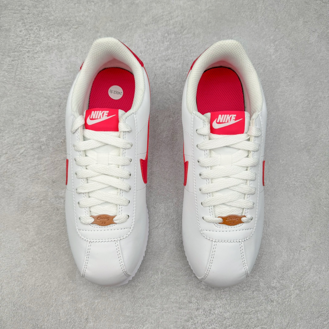 图片[2]-＃JC纯原 NK Classic Cortez Leather 阿甘复古初代皮革慢跑鞋 904764-109 实体平台指令订单 全套原纸板楦头开发 原厂数据大底磨具 一比一鞋头弧度高度鞋身弧度 细节品控鞋型随意对比 正确烫金高频细节 公司级标准检验QC 区分市面一切版本 完美复刻阿甘复古鞋型 尺码：35.5 36 36.5 37.5 38 38.5 39 40 40.5 41 42 42.5 43 44 45-选品中心