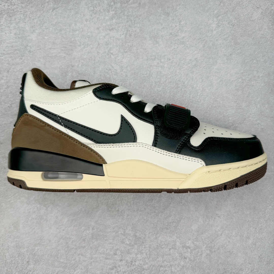 ＃PP特价福利 Air Jordan Legacy AJ312 复古篮球鞋 鞋身采用了皮革材质打造 横跨鞋面的魔术贴十分吸睛 侧面的Swoosh Logo的一部分被鞋面遮挡了一部分 颇具玩味 魔术贴上标有NK标识 而鞋舌上是Jordan的经典红色飞翼Logo 后跟和鞋底均采用了AJ3的设计 后跟上同样也使用了经典的爆裂纹图案 尺码：36 36.5 37.5 38 38.5 39 40 40.5 41 42 42.5 43 44 44.5 45 46 47.5-选品中心