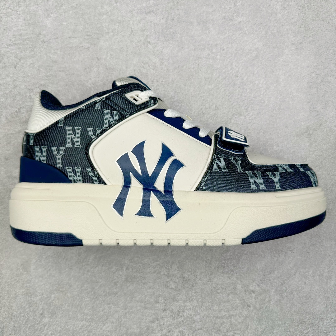 ＃PB过验版 MLB Chunky Liner Basic 复古印花学长鞋系列低帮轻量增高厚底百搭休闲运动慢跑鞋板鞋 Korea韩国联名NY美国榄球纽约洋基队限定 目前可过轻松秒过各类鉴定 能操作的私聊 韩国代购专供 左脚内置NFC感应 区别市面贴纸假芯片 MLB专用菱形双针中底布 重点细节中底布带注胶孔 原厂NFC感应吊牌 支持鉴定 一个两位数 原盒原标 全套原楦原纸板原厂数据开发 中韩文保养标贴 绿色防霉片 平台代购专供 独家一比一RB+MD组合大底 高频后跟小人Logo精准对位立体饱满 正确网布加超迁鞋面 转印中底走线紧密 转印Logo工艺表层防刮不掉色 尺码：35 36 36.5 37.5 38 38.5 39 40 40.5 41 42 42.5 43 44 44.5 45-选品中心