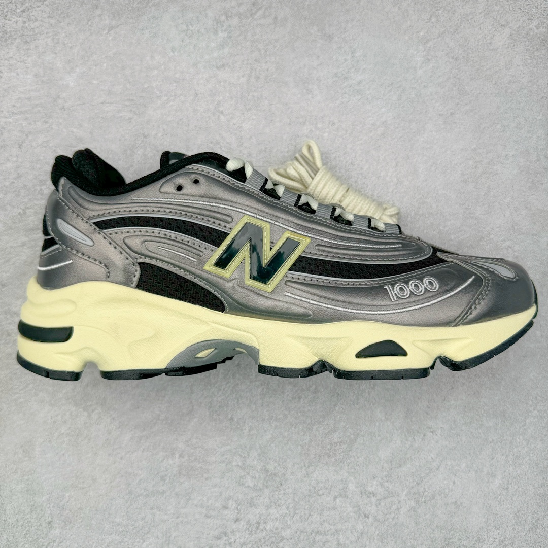 ＃GT纯原福利 New Balance M1000 NB新百伦系列低帮复古老爹风休闲运动慢跑鞋 据悉，New Balance的复古鞋型M1000系列将在2024年正式回归。而自家美产创意总监Teddy Santis的AIMÉ LEON DORE也将率先推出联名1000撑撑场子，鞋款预计将在今年正式发布。New Balance1000系列作为NB最高端的鞋型，诞生于1999年，一度成为当年的热门鞋型，神似Nike Air Max95，现在看来也是一双符合潮流趋势的复古老爹鞋型。此番Teddy Santis亲自操刀，将丰富的配色和升级材质于复古的1000鞋型结合，鞋身采用米色、绿色和粉色的搭配。\\\”N\\\”字Logo也以全新的设计呈现，以1000标志性的网布和皮革材质打造，带来全新的视觉体验。后续ALD和New Balance1000的联名还将推出纯白配色，具体颜值还要等更多实物图的释出。AIMÉ LEON DORE和New Balance的多次联名一直有着超高的人气，无论是550还是1906R都有着不低的溢价，预计此番颜值不错的全新1000也会有着较高的人气。尺码：36 37 37.5 38 38.5 39.5 40 40.5 41.5 42 42.5 43 44 44.5 45 45.5 46.5-选品中心