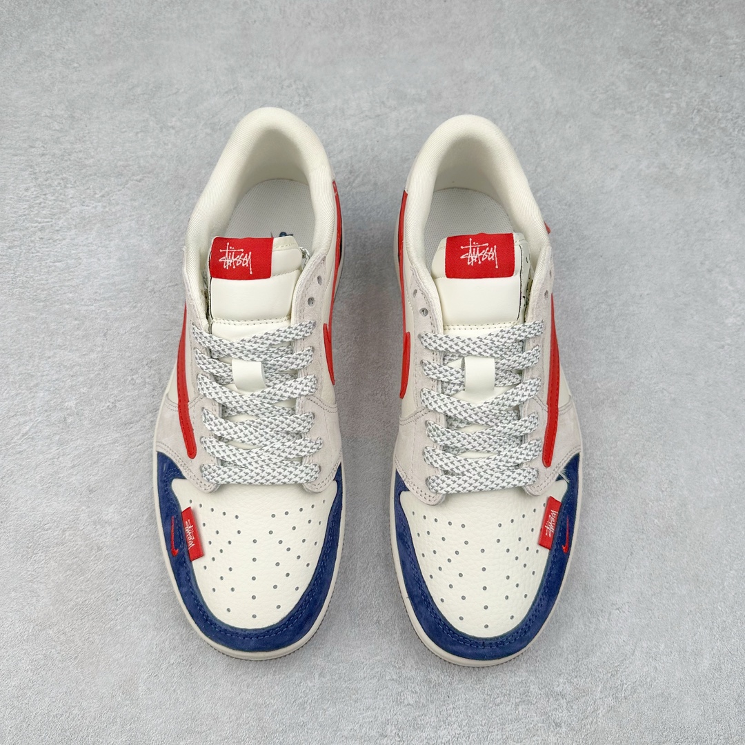 图片[2]-TS x Air Jordan AJ1 Low 倒钩低帮联名定制配色 SJ2068-135 原厂内置气垫魔块 A模大底 头层小牛皮 鞋舌AJ原厂专用牛津布+AJ专用反口珍珠布+原厂无杂质高弹内里海棉+特殊封边弹力鞋带 尺码：36 36.5 37.5 38 38.5 39 40 40.5 41 42 42.5 43 44 44.5 45 46 47.5-选品中心
