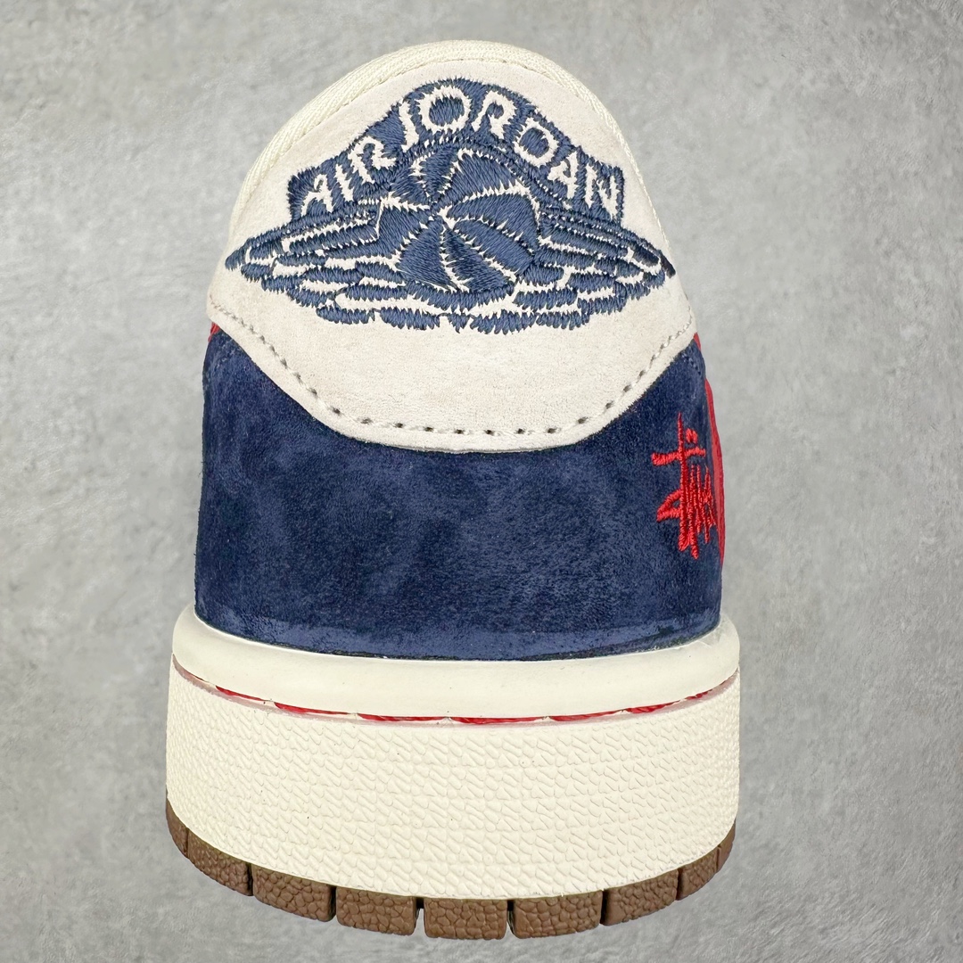 图片[8]-TS x Air Jordan AJ1 Low 倒钩低帮联名定制配色 SJ2068-135 原厂内置气垫魔块 A模大底 头层小牛皮 鞋舌AJ原厂专用牛津布+AJ专用反口珍珠布+原厂无杂质高弹内里海棉+特殊封边弹力鞋带 尺码：36 36.5 37.5 38 38.5 39 40 40.5 41 42 42.5 43 44 44.5 45 46 47.5-选品中心