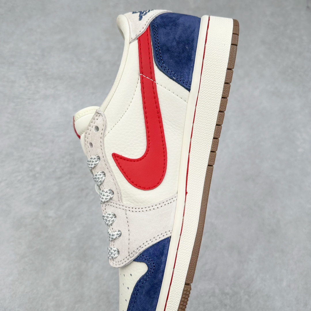 图片[6]-TS x Air Jordan AJ1 Low 倒钩低帮联名定制配色 SJ2068-135 原厂内置气垫魔块 A模大底 头层小牛皮 鞋舌AJ原厂专用牛津布+AJ专用反口珍珠布+原厂无杂质高弹内里海棉+特殊封边弹力鞋带 尺码：36 36.5 37.5 38 38.5 39 40 40.5 41 42 42.5 43 44 44.5 45 46 47.5-选品中心