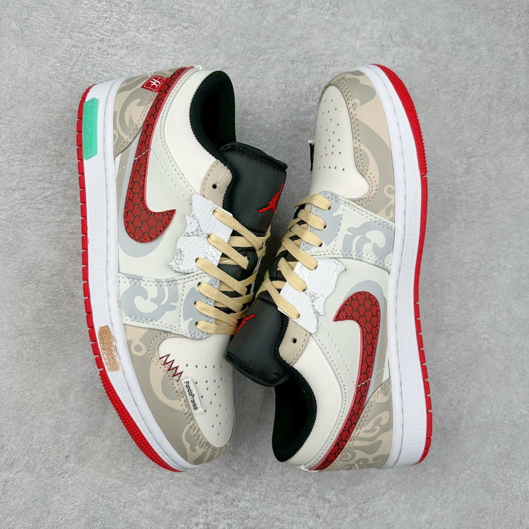 图片[3]-Air Jordan AJ1 Low 低帮系列定制配色 553558-066 原厂内置气垫魔块 A模大底 头层小牛皮 鞋舌AJ原厂专用牛津布+AJ专用反口珍珠布+原厂无杂质高弹内里海棉+特殊封边弹力鞋带 尺码：36 36.5 37.5 38 38.5 39 40 40.5 41 42 42.5 43 44 44.5 45 46-选品中心