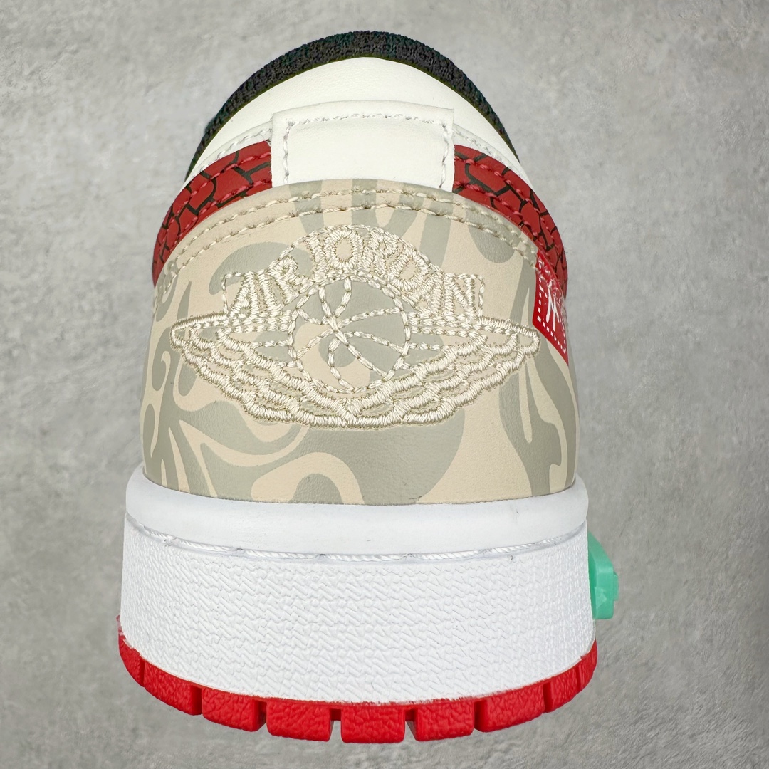 图片[8]-Air Jordan AJ1 Low 低帮系列定制配色 553558-066 原厂内置气垫魔块 A模大底 头层小牛皮 鞋舌AJ原厂专用牛津布+AJ专用反口珍珠布+原厂无杂质高弹内里海棉+特殊封边弹力鞋带 尺码：36 36.5 37.5 38 38.5 39 40 40.5 41 42 42.5 43 44 44.5 45 46-选品中心