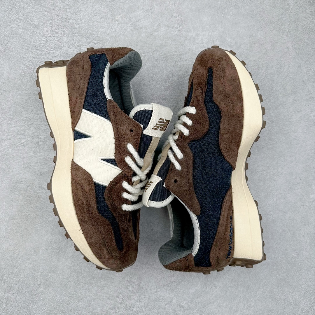 图片[3]-New Balance MS327 NB新百伦系列复古休闲运动慢跑鞋 #以更纯粹的复古风格设计打造的全新造型 侧身还以解构设计 将 N 字标志以做旧压花样式呈现 样式别具新意 而麂皮、冲孔皮革的塑造 则呈现出高级怀旧气质 也让鞋款在奢华时装风格与运动氛围之间达到了平衡 鞋身采用尼龙及猪巴革麂皮物料拼接构成 中底高弹PU材质及满丁防滑橡胶外底 尺码：36 37 37.5 38 38.5 39.5 40 40.5 41.5 42 42.5 43 44 45-选品中心