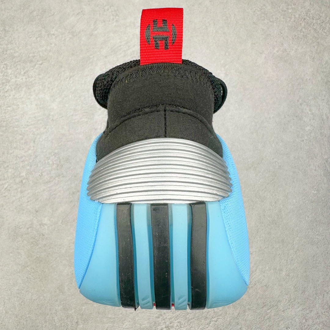 图片[8]-AD Harden Vol. 8 哈登八代签名篮球鞋 IE2688 采用了“袜套式”设计，在十多年前这一设计极为风靡，将帅气和简洁融为一体。现在Harden Vol. 8将袜套鞋领重新拾起，并配合内靴，易穿脱且包裹佳。泪滴形EVA结构骨架提供横向支持和快速移动时的稳定性。全掌JET BOOST科技提供缓震和能量反馈，助你整场保持活力。多向“JH”抓地纹路设计提供优秀抓地力，使球员能够在场上迅速变向、急停或启动，更好地掌控比赛。尺码：40 40.5 41 42 42.5 43 44 44.5 45 46-选品中心