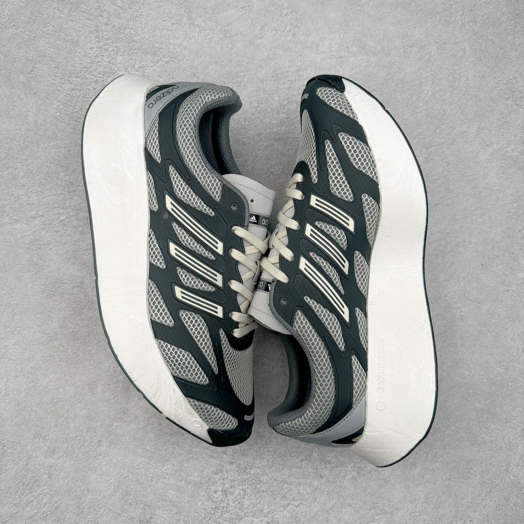 图片[3]-AD Adizero Aruku 全新跑鞋 JQ7391 以永动机为灵感的前卫造型 以及时下流行的厚底设定 让人无比期待 “Aruku” 在日文中是行走的意思 昭示了这是一双定位于大众日常训练或慢跑的鞋款 黑、白、红三色的撞色外观 搭配街头感、现代感十足的鞋面线条勾勒 格外引人注目 搭配丰沛的全新 Swirlfoam 泡棉厚底 虽然不像顶级竞速跑鞋那般极致 但也将日常舒适和时尚颜值平衡到位 尺码：36 36.5 37.5 38 38.5 39 40 40.5 41 42 42.5 43 44 44.5 45-选品中心