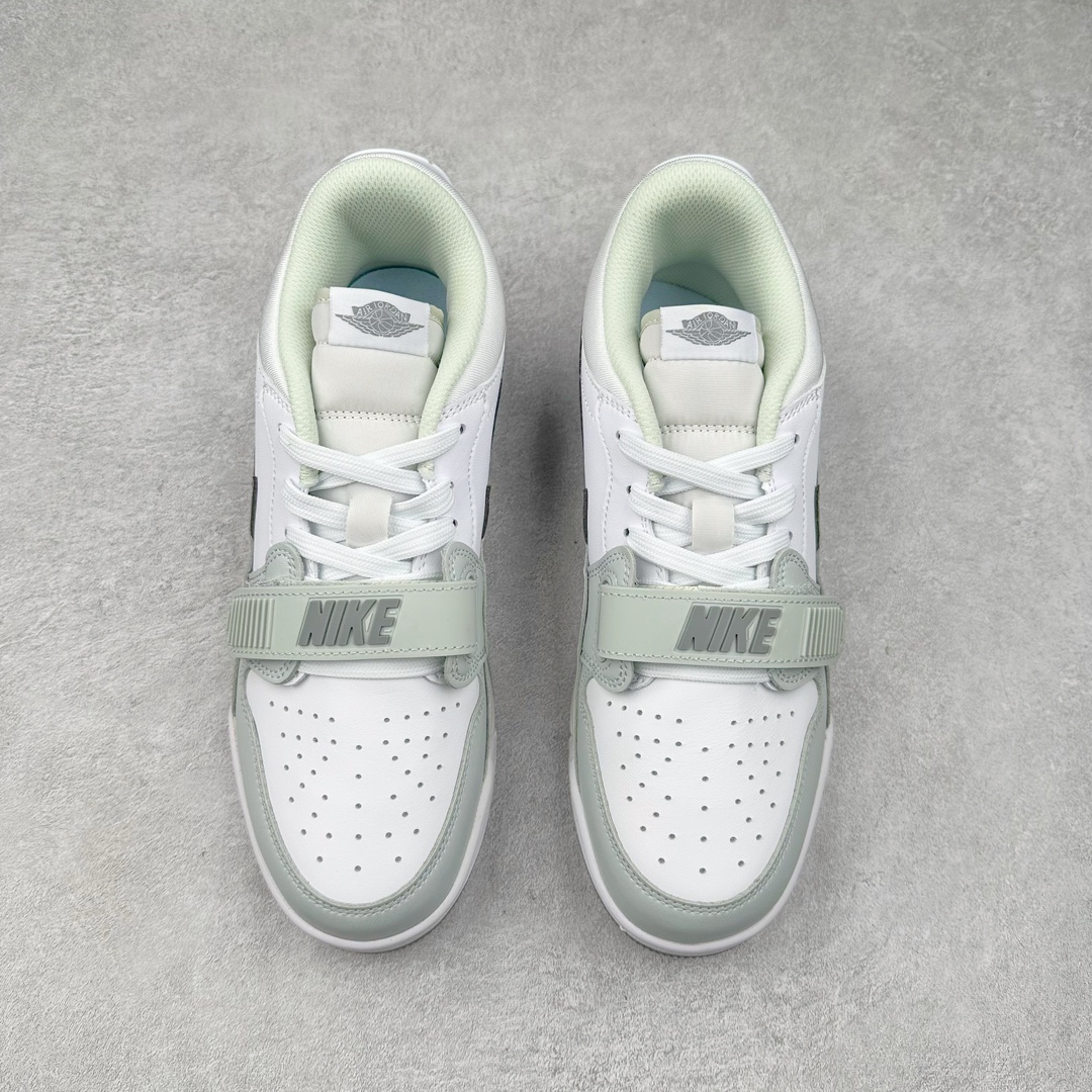 图片[2]-＃TG头层特价福利 Air Jordan Legacy AJ312 复古篮球鞋 鞋身采用了皮革材质打造 横跨鞋面的魔术贴十分吸睛 侧面的Swoosh Logo的一部分被鞋面遮挡了一部分 颇具玩味 魔术贴上标有NK标识 而鞋舌上是Jordan的经典红色飞翼Logo 后跟和鞋底均采用了AJ3的设计 后跟上同样也使用了经典的爆裂纹图案 尺码：35.5 36 36.5 37.5 38 38.5 39 40 40.5 41 42 42.5 43 44 44.5 45 46 47.5-选品中心