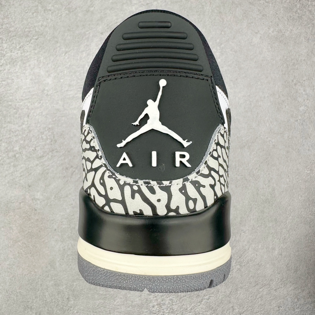 图片[8]-＃TG头层特价福利 Air Jordan Legacy AJ312 复古篮球鞋 鞋身采用了皮革材质打造 横跨鞋面的魔术贴十分吸睛 侧面的Swoosh Logo的一部分被鞋面遮挡了一部分 颇具玩味 魔术贴上标有NK标识 而鞋舌上是Jordan的经典红色飞翼Logo 后跟和鞋底均采用了AJ3的设计 后跟上同样也使用了经典的爆裂纹图案 尺码：35.5 36 36.5 37.5 38 38.5 39 40 40.5 41 42 42.5 43 44 44.5 45 46 47.5-选品中心