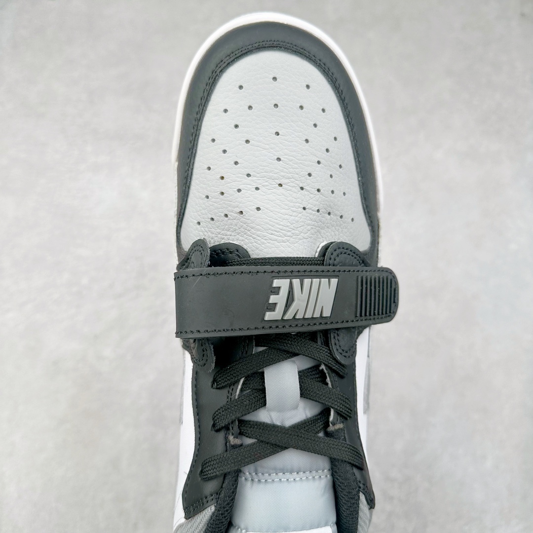 图片[4]-＃TG头层特价福利 Air Jordan Legacy AJ312 复古篮球鞋 鞋身采用了皮革材质打造 横跨鞋面的魔术贴十分吸睛 侧面的Swoosh Logo的一部分被鞋面遮挡了一部分 颇具玩味 魔术贴上标有NK标识 而鞋舌上是Jordan的经典红色飞翼Logo 后跟和鞋底均采用了AJ3的设计 后跟上同样也使用了经典的爆裂纹图案 尺码：35.5 36 36.5 37.5 38 38.5 39 40 40.5 41 42 42.5 43 44 44.5 45 46 47.5-选品中心