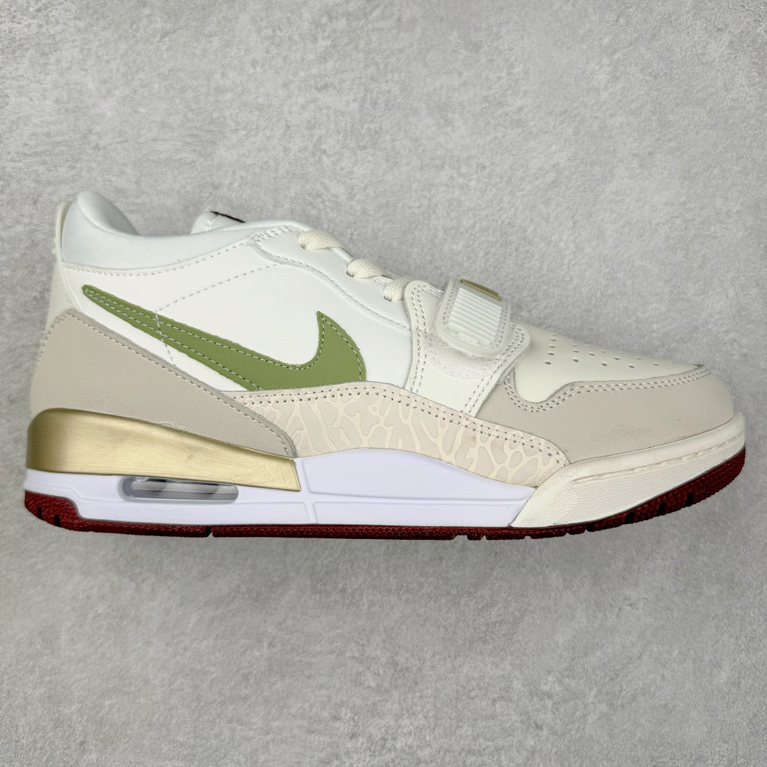 图片[5]-＃TG头层特价福利 Air Jordan Legacy AJ312 复古篮球鞋 鞋身采用了皮革材质打造 横跨鞋面的魔术贴十分吸睛 侧面的Swoosh Logo的一部分被鞋面遮挡了一部分 颇具玩味 魔术贴上标有NK标识 而鞋舌上是Jordan的经典红色飞翼Logo 后跟和鞋底均采用了AJ3的设计 后跟上同样也使用了经典的爆裂纹图案 尺码：35.5 36 36.5 37.5 38 38.5 39 40 40.5 41 42 42.5 43 44 44.5 45 46 47.5-选品中心