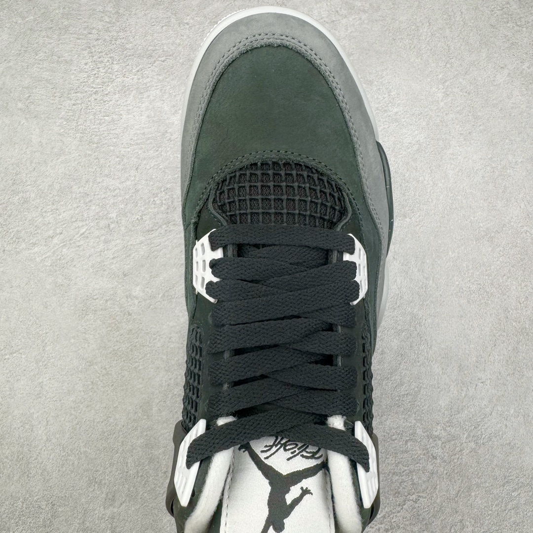 图片[4]-＃OG纯原 Air Jordan AJ4 Retro \\\” Fear \\\” 黑白恐惧 复刻2024版 FQ8138-002 耗时多个月巨作 重金购买原楦原纸板 确保原汁原味 完美呈现四代版型 原厂织唛标 市面唯一采用原装皮料 正确网格工艺 全方位一致匹配官方细节 尺码：36 36.5 37.5 38 38.5 39 40 40.5 41 42 42.5 43 44 44.5 45 46 47.5-选品中心