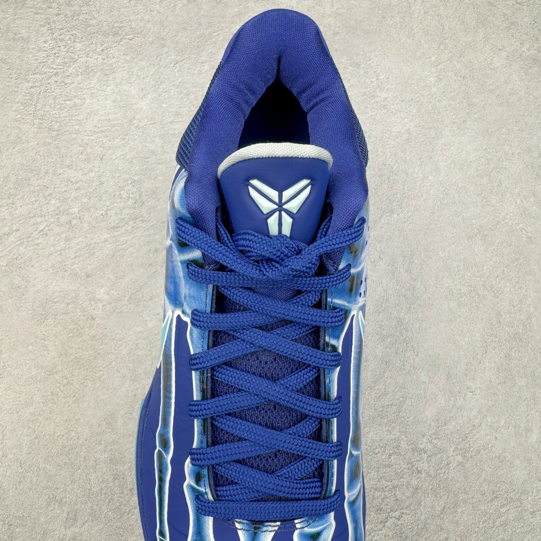 图片[6]-＃H12纯原 NK Zoom Kobe ZK5 科比5代 X-Ray 蓝色骨骼 HJ4303-400 完美复刻公司货 前掌超大Zoom Turbo气垫 后掌EVA缓震 真正的原汁原味 还原ZP脚感 全身鞋材卡料色独家定制 唯一正确喷漆工艺Swoosh 正确凹凸蛇鳞工艺 正确鞋面渐变效果 内全置真动飞态线 独立原厂模具 最大尺码达到49.5码 首批不拼图大几率过验 亲测已过 支持各种高强度实战 无需担心 上脚价 补货周期极长 脚宽建议买大半码 科比系列前掌偏窄 不影响二次销售 支持七天无理由退换 尺码：41 42 42.5 43 44 44.5 45 45.5 46 47.5 48.5 49.5-选品中心