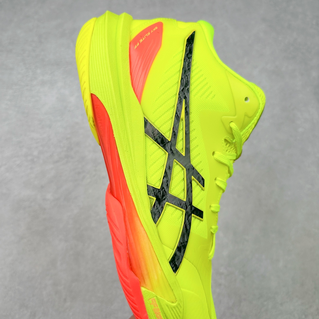 图片[6]-Asics SKY ELITE FF MT3 TOKYO 亚瑟士减震助弹防滑排球鞋 脚后跟搭载后跟稳定 将启动时的横向力化解成纵向力 帮助运动员起跳 中底采用了FLYTEFOAM和FLYTEFOAM PROPEL中底 增加了中底的厚度 提供了更加良好的缓震和回弹性 鞋底的RISETRUSS稳定片 提供稳定的同时可以提高脚步的灵活度 鞋面采用网眼和PU薄膜结合 兼具了鞋款的轻量性和透气性 DYNAWRAP结构 提供良好的包裹性 使脚部更加稳固 FLYTEFOAM PROPEL中底科技 兼顾轻量性和回弹性 让球员起跳后的落地更加柔软舒适 网眼鞋面 穿着舒适 提供良好的透气性 延伸至前掌的RISETRUSS科技 增加推进效果 提供良好的稳定性 NON MAEKING无痕橡胶设计 减少对木地板的损伤 尺码：36 37 37.5 38 39 39.5 40.5 41.5 42 42.5 43.5 44 44.5 45-选品中心