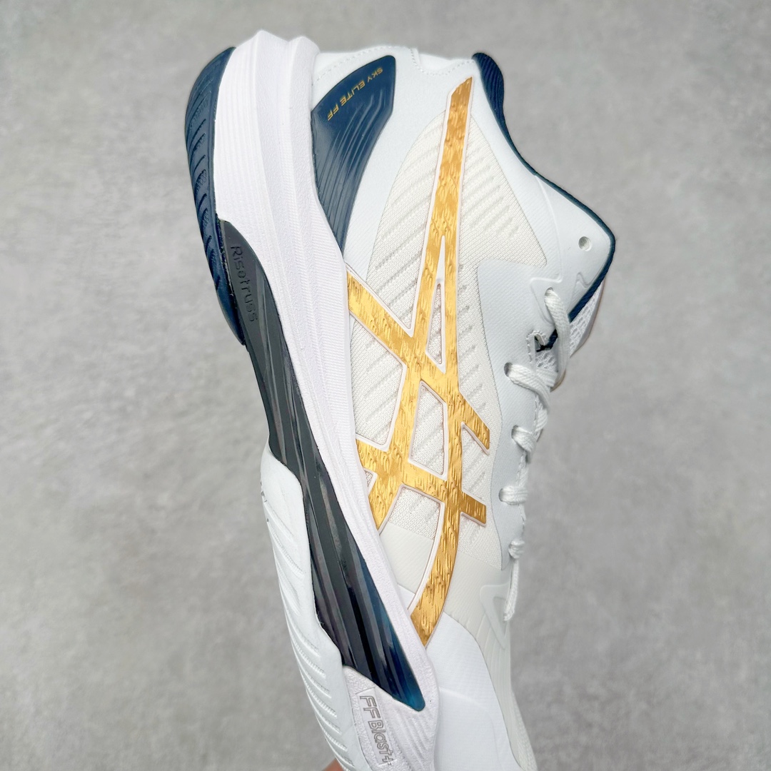 图片[6]-Asics SKY ELITE FF MT3 TOKYO 亚瑟士减震助弹防滑排球鞋 脚后跟搭载后跟稳定 将启动时的横向力化解成纵向力 帮助运动员起跳 中底采用了FLYTEFOAM和FLYTEFOAM PROPEL中底 增加了中底的厚度 提供了更加良好的缓震和回弹性 鞋底的RISETRUSS稳定片 提供稳定的同时可以提高脚步的灵活度 鞋面采用网眼和PU薄膜结合 兼具了鞋款的轻量性和透气性 DYNAWRAP结构 提供良好的包裹性 使脚部更加稳固 FLYTEFOAM PROPEL中底科技 兼顾轻量性和回弹性 让球员起跳后的落地更加柔软舒适 网眼鞋面 穿着舒适 提供良好的透气性 延伸至前掌的RISETRUSS科技 增加推进效果 提供良好的稳定性 NON MAEKING无痕橡胶设计 减少对木地板的损伤 尺码：36 37 37.5 38 39 39.5 40.5 41.5 42 42.5 43.5 44 44.5 45-选品中心