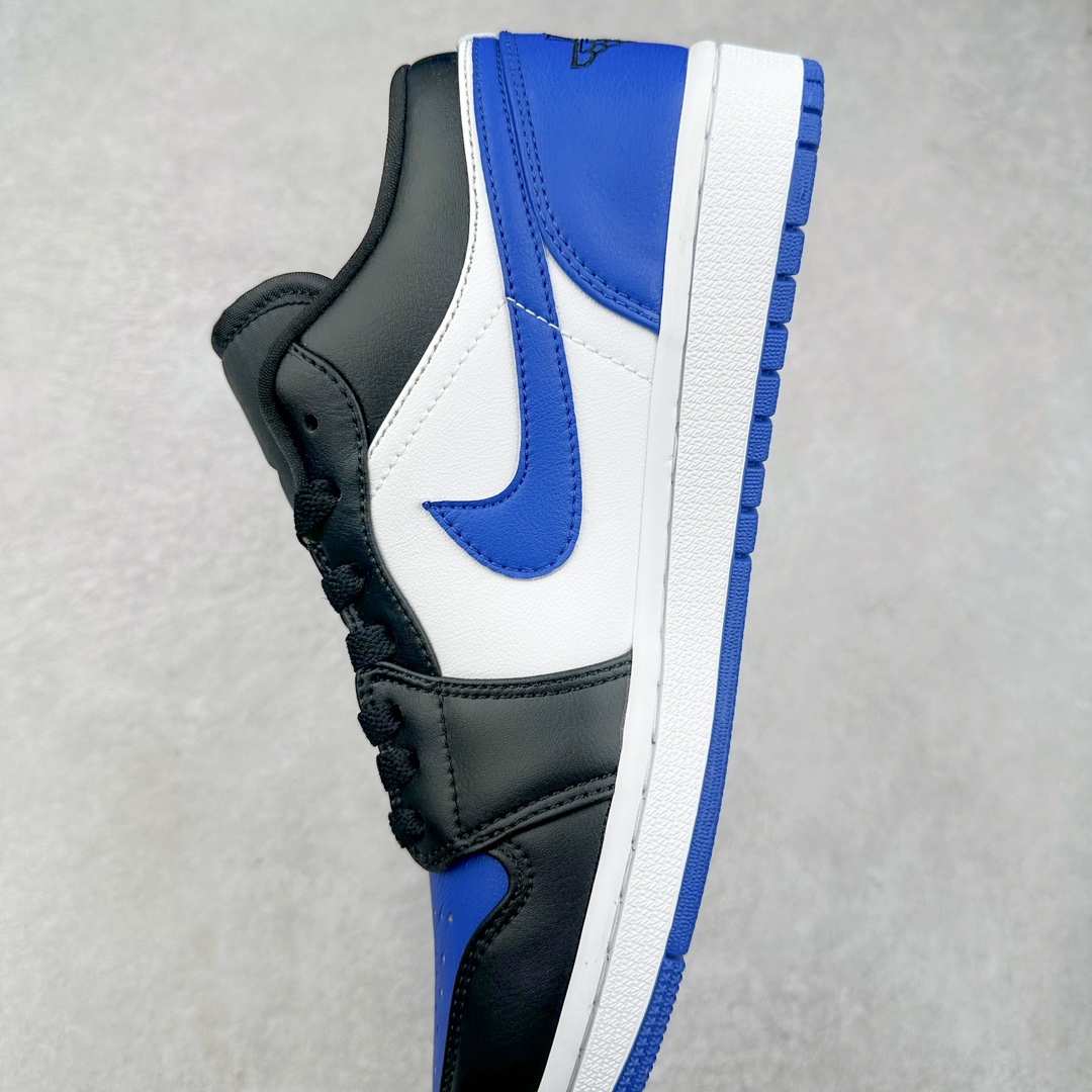 图片[7]-＃K版 Air Jordan AJ1 Low 低帮 黑蓝白 553558-140 全新流水线出品 DT版本唯一平替选择 市场第二梯队最强版 全部原鞋开发 原楦原纸板开发 全鞋电脑针车 原厂内置全掌气垫 原盒内在原标 唯一Zp原版鞋带绑法 免检产品 全新2022版型 全头层皮料 完美零毛边处理 原厂配置全掌气垫 价格定位良心 几十个配色陆续出货 尺码：36 36.5 37.5 38 38.5 39 40 40.5 41 42 42.5 43 44 44.5 45 46 47.5-选品中心