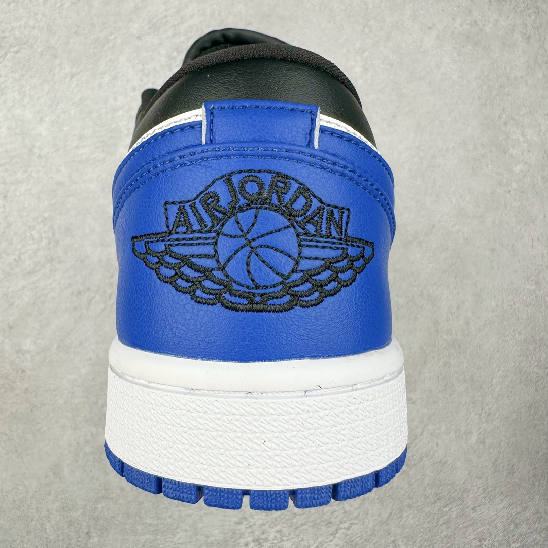 图片[8]-＃K版 Air Jordan AJ1 Low 低帮 黑蓝白 553558-140 全新流水线出品 DT版本唯一平替选择 市场第二梯队最强版 全部原鞋开发 原楦原纸板开发 全鞋电脑针车 原厂内置全掌气垫 原盒内在原标 唯一Zp原版鞋带绑法 免检产品 全新2022版型 全头层皮料 完美零毛边处理 原厂配置全掌气垫 价格定位良心 几十个配色陆续出货 尺码：36 36.5 37.5 38 38.5 39 40 40.5 41 42 42.5 43 44 44.5 45 46 47.5-选品中心