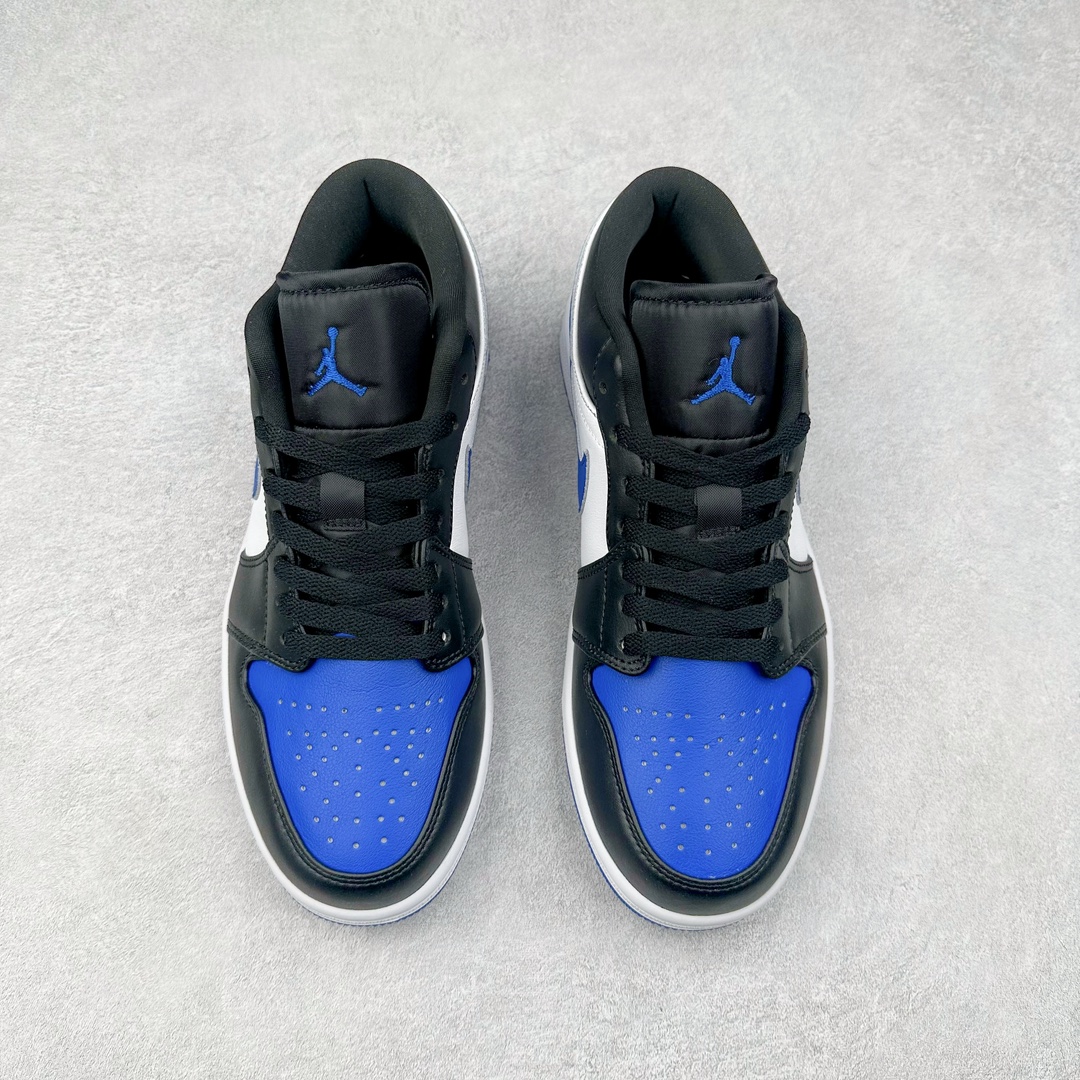 图片[2]-＃K版 Air Jordan AJ1 Low 低帮 黑蓝白 553558-140 全新流水线出品 DT版本唯一平替选择 市场第二梯队最强版 全部原鞋开发 原楦原纸板开发 全鞋电脑针车 原厂内置全掌气垫 原盒内在原标 唯一Zp原版鞋带绑法 免检产品 全新2022版型 全头层皮料 完美零毛边处理 原厂配置全掌气垫 价格定位良心 几十个配色陆续出货 尺码：36 36.5 37.5 38 38.5 39 40 40.5 41 42 42.5 43 44 44.5 45 46 47.5-选品中心