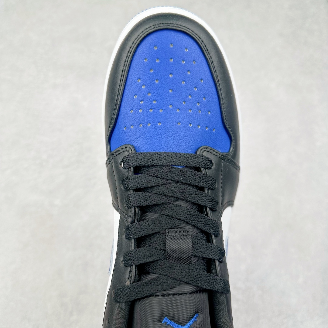 图片[4]-＃K版 Air Jordan AJ1 Low 低帮 黑蓝白 553558-140 全新流水线出品 DT版本唯一平替选择 市场第二梯队最强版 全部原鞋开发 原楦原纸板开发 全鞋电脑针车 原厂内置全掌气垫 原盒内在原标 唯一Zp原版鞋带绑法 免检产品 全新2022版型 全头层皮料 完美零毛边处理 原厂配置全掌气垫 价格定位良心 几十个配色陆续出货 尺码：36 36.5 37.5 38 38.5 39 40 40.5 41 42 42.5 43 44 44.5 45 46 47.5-选品中心