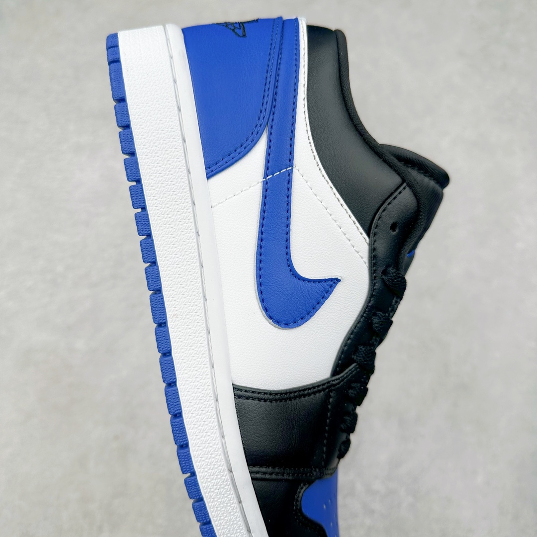 图片[6]-＃K版 Air Jordan AJ1 Low 低帮 黑蓝白 553558-140 全新流水线出品 DT版本唯一平替选择 市场第二梯队最强版 全部原鞋开发 原楦原纸板开发 全鞋电脑针车 原厂内置全掌气垫 原盒内在原标 唯一Zp原版鞋带绑法 免检产品 全新2022版型 全头层皮料 完美零毛边处理 原厂配置全掌气垫 价格定位良心 几十个配色陆续出货 尺码：36 36.5 37.5 38 38.5 39 40 40.5 41 42 42.5 43 44 44.5 45 46 47.5-选品中心