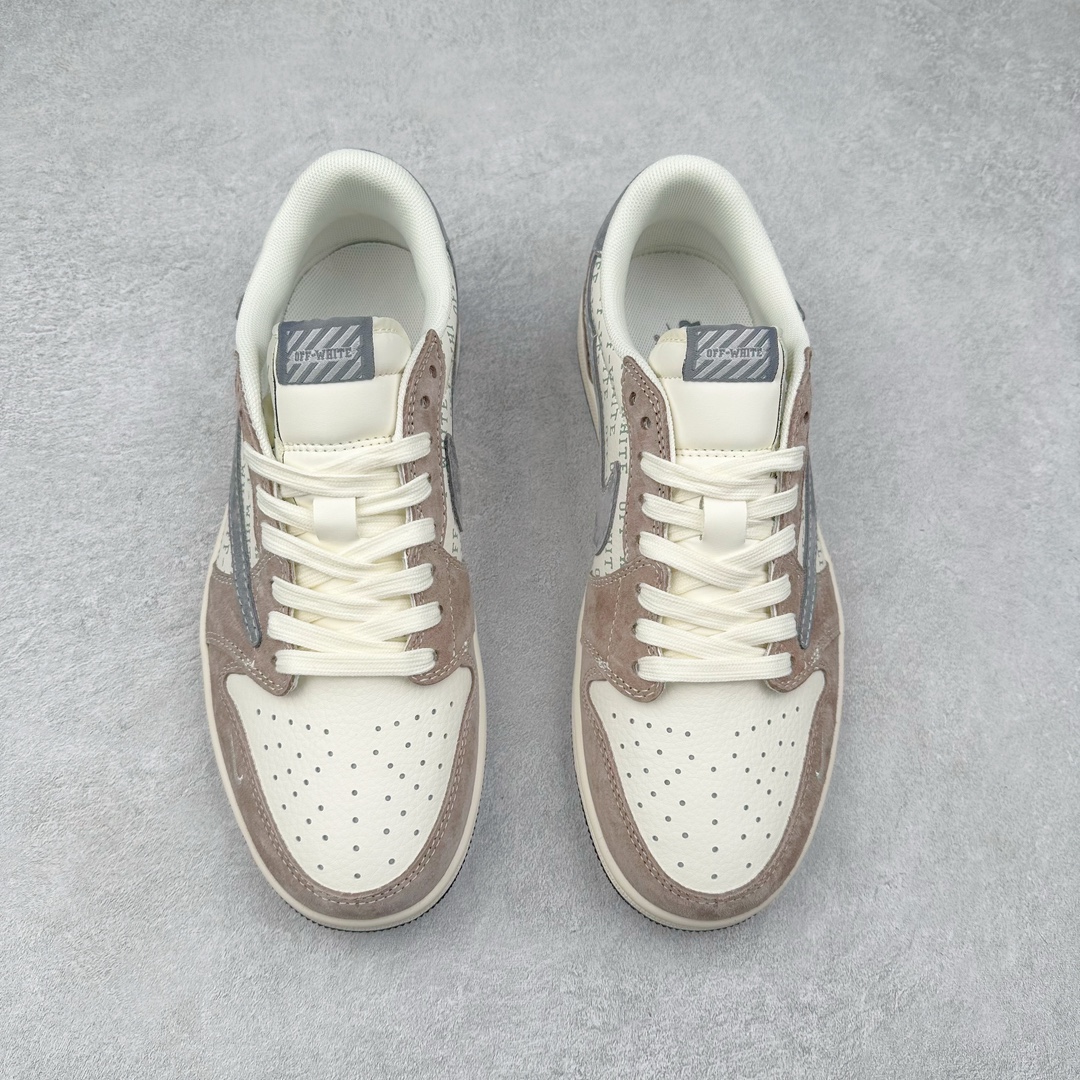 图片[2]-TS x Air Jordan AJ1 Low 倒钩低帮联名定制配色 SJ2068-109 原厂内置气垫魔块 A模大底 头层小牛皮 鞋舌AJ原厂专用牛津布+AJ专用反口珍珠布+原厂无杂质高弹内里海棉+特殊封边弹力鞋带 尺码：36 36.5 37.5 38 38.5 39 40 40.5 41 42 42.5 43 44 44.5 45 46 47.5-选品中心