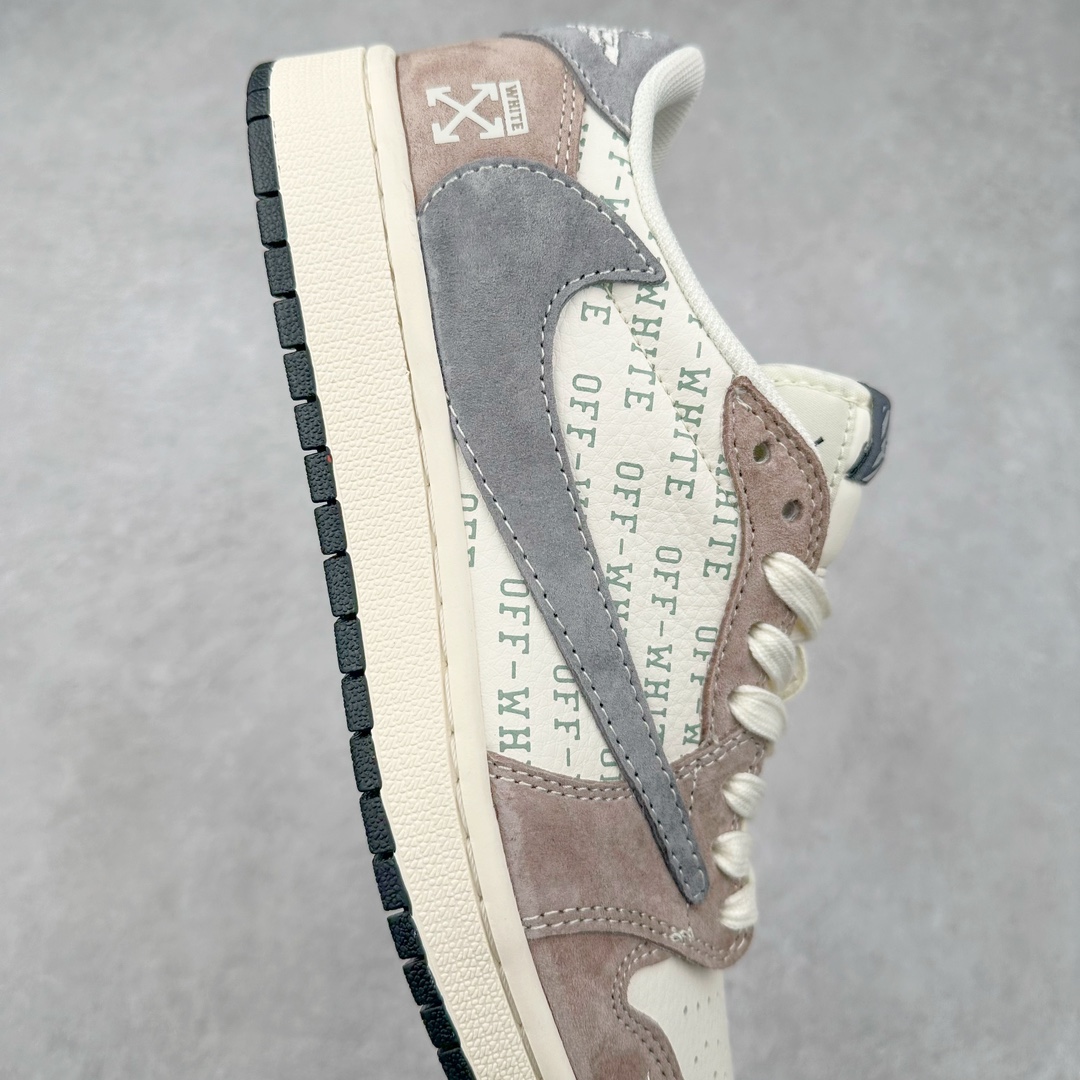 图片[6]-TS x Air Jordan AJ1 Low 倒钩低帮联名定制配色 SJ2068-109 原厂内置气垫魔块 A模大底 头层小牛皮 鞋舌AJ原厂专用牛津布+AJ专用反口珍珠布+原厂无杂质高弹内里海棉+特殊封边弹力鞋带 尺码：36 36.5 37.5 38 38.5 39 40 40.5 41 42 42.5 43 44 44.5 45 46 47.5-选品中心
