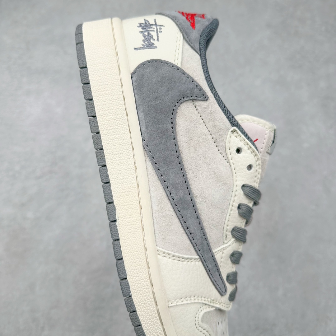 图片[6]-TS x Air Jordan AJ1 Low 倒钩低帮联名定制配色 XZ6868-001 原厂内置气垫魔块 A模大底 头层小牛皮 鞋舌AJ原厂专用牛津布+AJ专用反口珍珠布+原厂无杂质高弹内里海棉+特殊封边弹力鞋带 尺码：36 36.5 37.5 38 38.5 39 40 40.5 41 42 42.5 43 44 44.5 45 46 47.5-选品中心