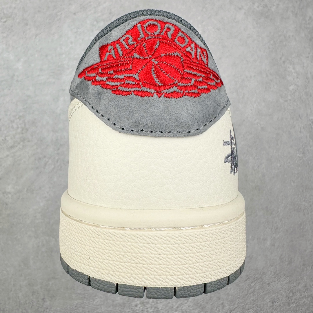 图片[8]-TS x Air Jordan AJ1 Low 倒钩低帮联名定制配色 XZ6868-001 原厂内置气垫魔块 A模大底 头层小牛皮 鞋舌AJ原厂专用牛津布+AJ专用反口珍珠布+原厂无杂质高弹内里海棉+特殊封边弹力鞋带 尺码：36 36.5 37.5 38 38.5 39 40 40.5 41 42 42.5 43 44 44.5 45 46 47.5-选品中心