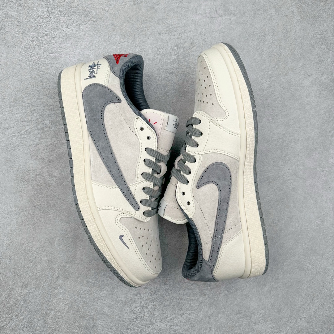 图片[3]-TS x Air Jordan AJ1 Low 倒钩低帮联名定制配色 XZ6868-001 原厂内置气垫魔块 A模大底 头层小牛皮 鞋舌AJ原厂专用牛津布+AJ专用反口珍珠布+原厂无杂质高弹内里海棉+特殊封边弹力鞋带 尺码：36 36.5 37.5 38 38.5 39 40 40.5 41 42 42.5 43 44 44.5 45 46 47.5-选品中心