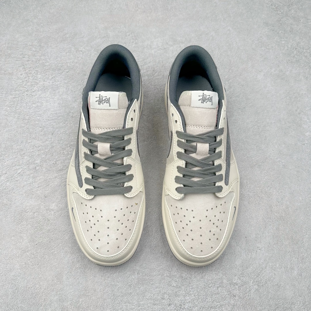 图片[2]-TS x Air Jordan AJ1 Low 倒钩低帮联名定制配色 XZ6868-001 原厂内置气垫魔块 A模大底 头层小牛皮 鞋舌AJ原厂专用牛津布+AJ专用反口珍珠布+原厂无杂质高弹内里海棉+特殊封边弹力鞋带 尺码：36 36.5 37.5 38 38.5 39 40 40.5 41 42 42.5 43 44 44.5 45 46 47.5-选品中心