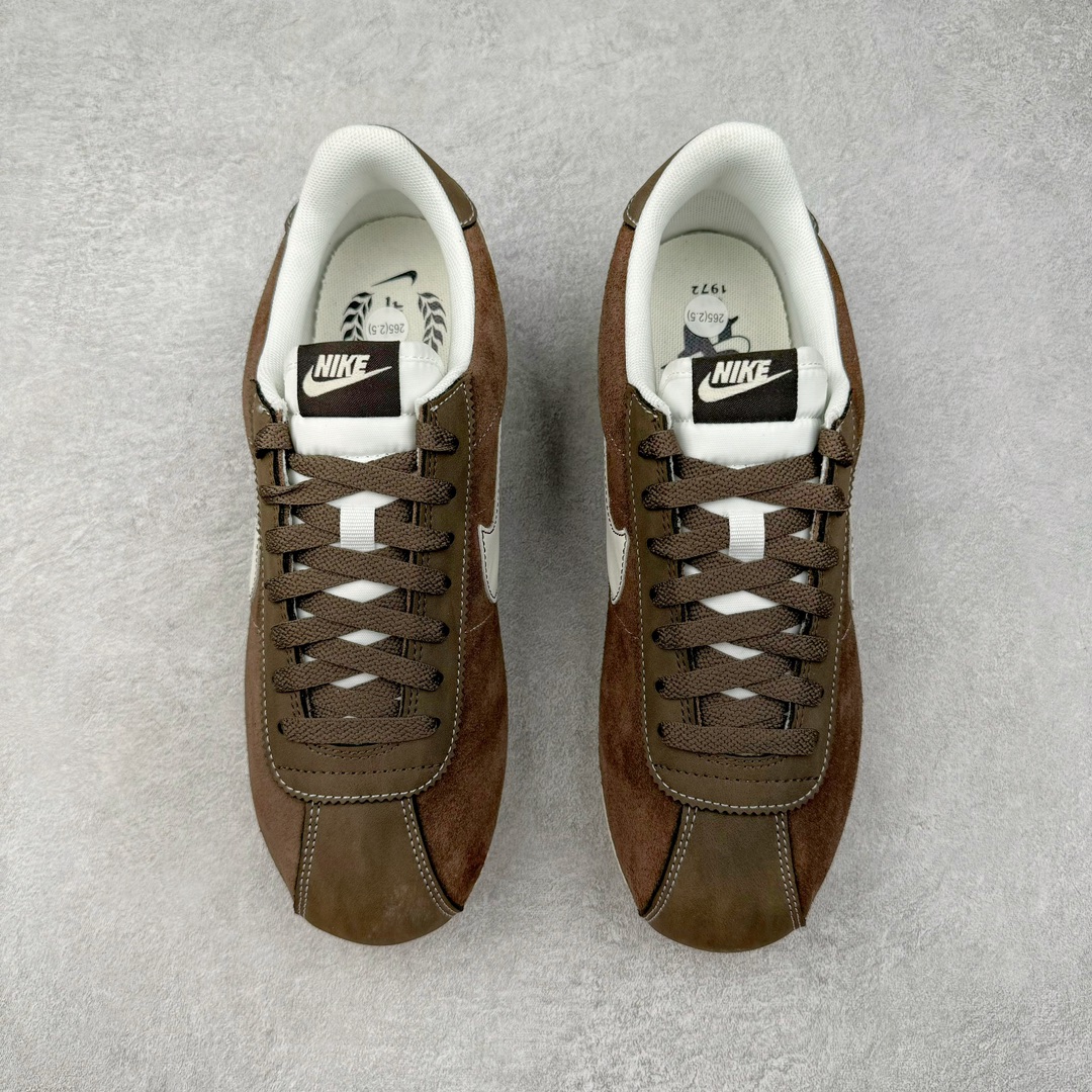 图片[2]-＃JC纯原 NK Classic Cortez Leather 阿甘复古初代皮革慢跑鞋 FQ8144-237 实体平台指令订单 全套原纸板楦头开发 原厂数据大底磨具 一比一鞋头弧度高度鞋身弧度 细节品控鞋型随意对比 正确烫金高频细节 公司级标准检验QC 区分市面一切版本 完美复刻阿甘复古鞋型 尺码：35.5 36 36.5 37.5 38 38.5 39 40 40.5 41 42 42.5 43 44 45-选品中心