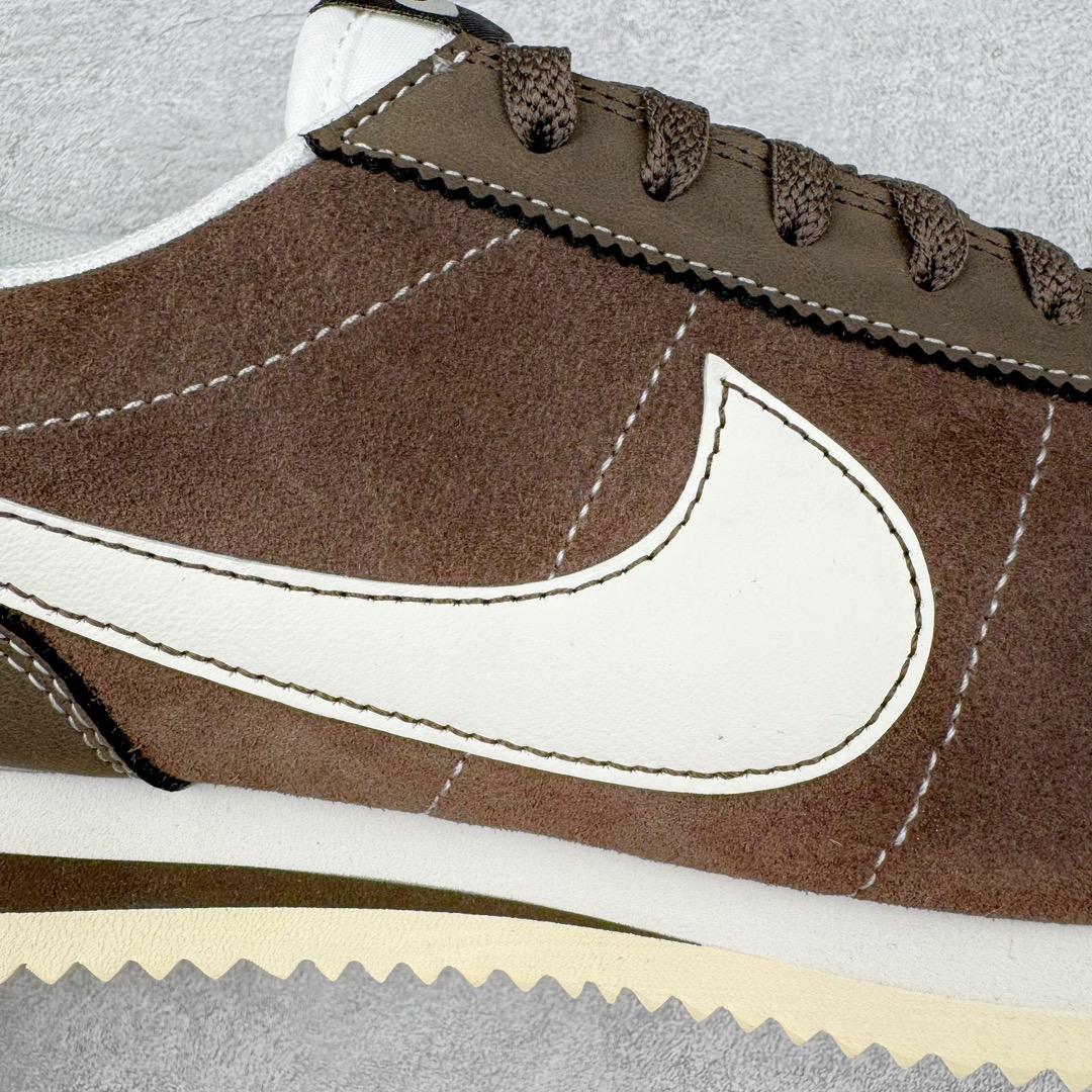 图片[18]-＃JC纯原 NK Classic Cortez Leather 阿甘复古初代皮革慢跑鞋 FQ8144-237 实体平台指令订单 全套原纸板楦头开发 原厂数据大底磨具 一比一鞋头弧度高度鞋身弧度 细节品控鞋型随意对比 正确烫金高频细节 公司级标准检验QC 区分市面一切版本 完美复刻阿甘复古鞋型 尺码：35.5 36 36.5 37.5 38 38.5 39 40 40.5 41 42 42.5 43 44 45-选品中心