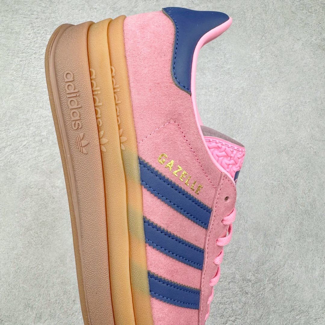 图片[6]-＃CS纯原 AD Originals Gazelle Bold W 羚羊松糕系列复古百搭厚底增高低帮休闲运动板鞋 HO6122 新的一年就要换新的打扮啦！除了设定变美、健身、减肥等目标外，你已经可以利用鞋子来“偷偷改善身材比例”的愿望了！ 因为有一句话。身高不够。鞋子来凑~赶快入手以下各大运动品牌最新推出的“厚底增高运动鞋”吧。 是最好穿最百搭的长腿神器。 重点是……不仅价格不错～鞋子也不错啊！Originals的Gazelle Bold鞋款打造出「超厚底版本」！延续流线鞋型、经典麂皮材质、白色三条线和侧面烫金标志的复古外型，奶油白鞋底高度直接乘3，出门搭上它，保证一路步步高升。尺码：36 36⅔ 37⅓ 38 38⅔ 39⅓ 40-选品中心