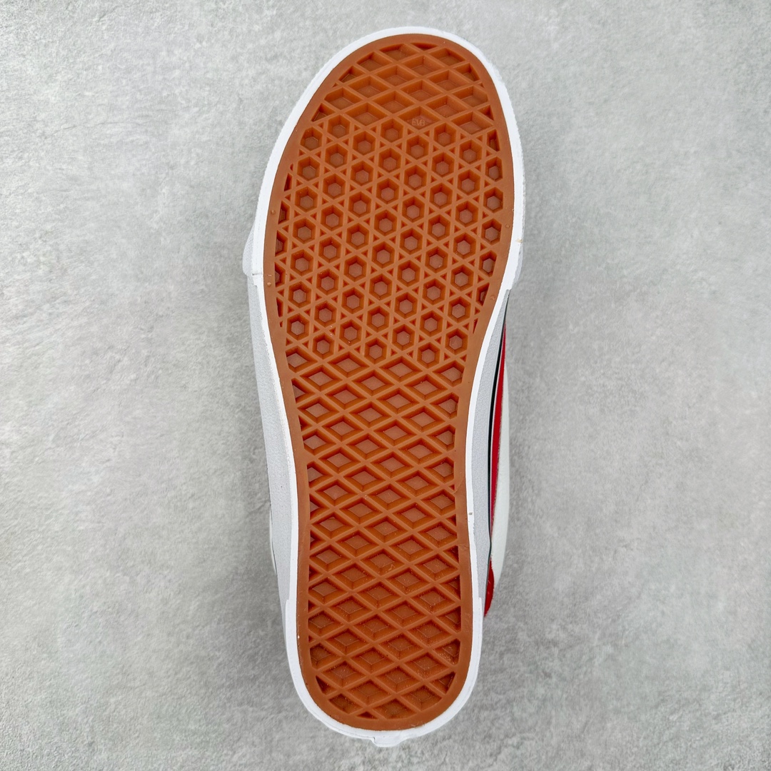 图片[9]-Vans Knu Skool 酒红白 官方新配色 肥胖版立体大Logo 加厚鞋舌 低帮复古休闲硫化面包鞋 货号：VN000D22ZCF 尺码：35 36 36.5 37 38 38.5 39 40 40.5 41 42 42.5 43 44 45 工艺：硫化1：1（重量1：1、真标、原钢印、材质标、鞋型标、合格证）-选品中心