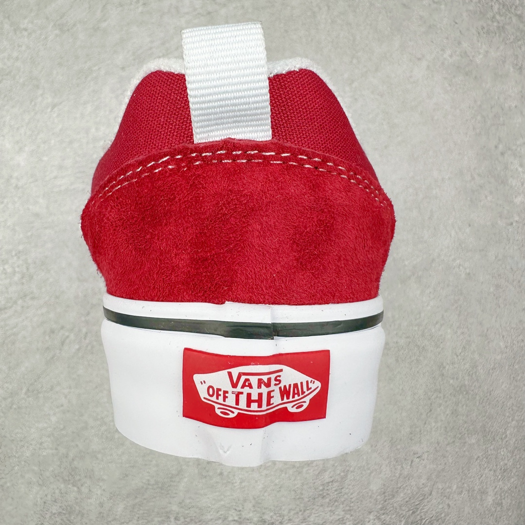 图片[8]-Vans Knu Skool 酒红白 官方新配色 肥胖版立体大Logo 加厚鞋舌 低帮复古休闲硫化面包鞋 货号：VN000D22ZCF 尺码：35 36 36.5 37 38 38.5 39 40 40.5 41 42 42.5 43 44 45 工艺：硫化1：1（重量1：1、真标、原钢印、材质标、鞋型标、合格证）-选品中心