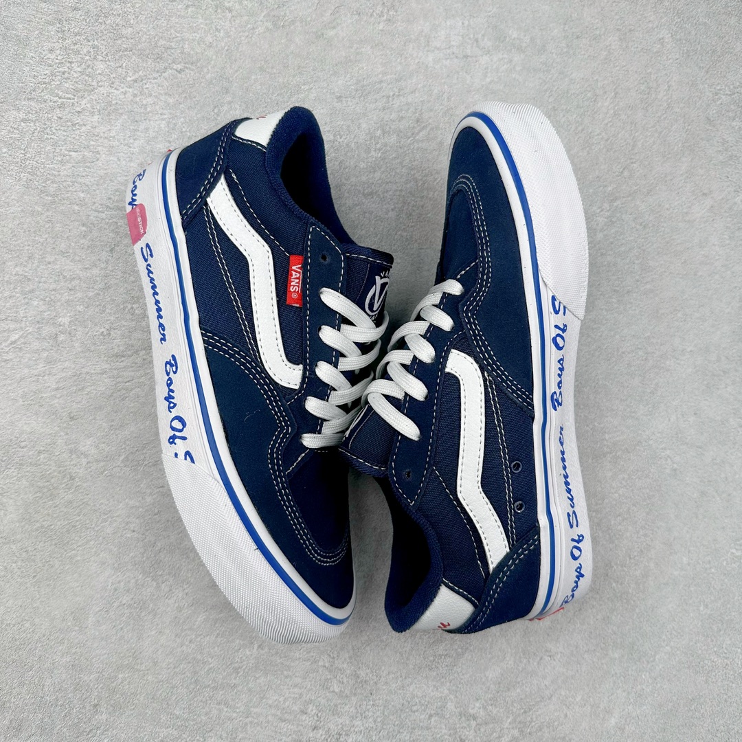 图片[3]-Boys of Summer x Vans Rowan Pro Skate Bording 藏蓝水晶底 轻便舒适专业滑板鞋 鞋底处的小心机脚能很好的释放脚底压力 货号：VN0A5HF23IN 尺码：35 36 36.5 37 38 38.5 39 40 40.5 41 42 42.5 43 44 45 工艺：硫化1：1（重量1：1、真标、原钢印、材质标、鞋型标、合格证）-选品中心
