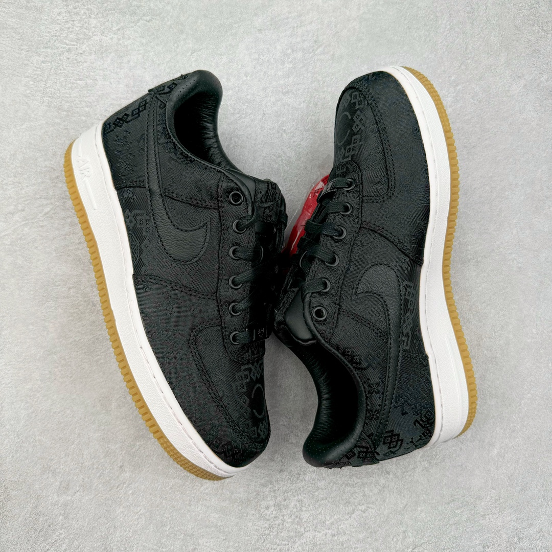 图片[3]-＃OG纯原福利 CLOT x Fragment Design x NK Air Force 1 Premium 空军一号联名闪电黑丝绸CJ3986-001 全套原原楦纸版 越南原大装底 内置全气掌垫 采用韩原国装进口丝绸 内层采原用厂Sadisa头皮层料 双可层撕 可性玩极高 3D精准雕刻纹理晰清细致 全套同官步方原厂配件 附赠黄米鞋带 官正方确原盒包装 中底原拉厂帮 尺码：36 36.5 37.5 38 38.5 39 40 42-选品中心