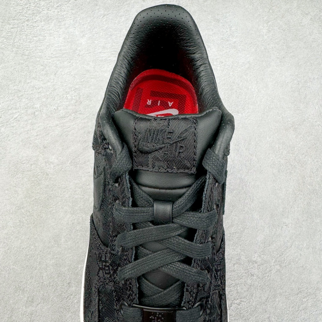图片[5]-＃OG纯原福利 CLOT x Fragment Design x NK Air Force 1 Premium 空军一号联名闪电黑丝绸CJ3986-001 全套原原楦纸版 越南原大装底 内置全气掌垫 采用韩原国装进口丝绸 内层采原用厂Sadisa头皮层料 双可层撕 可性玩极高 3D精准雕刻纹理晰清细致 全套同官步方原厂配件 附赠黄米鞋带 官正方确原盒包装 中底原拉厂帮 尺码：36 36.5 37.5 38 38.5 39 40 42-选品中心