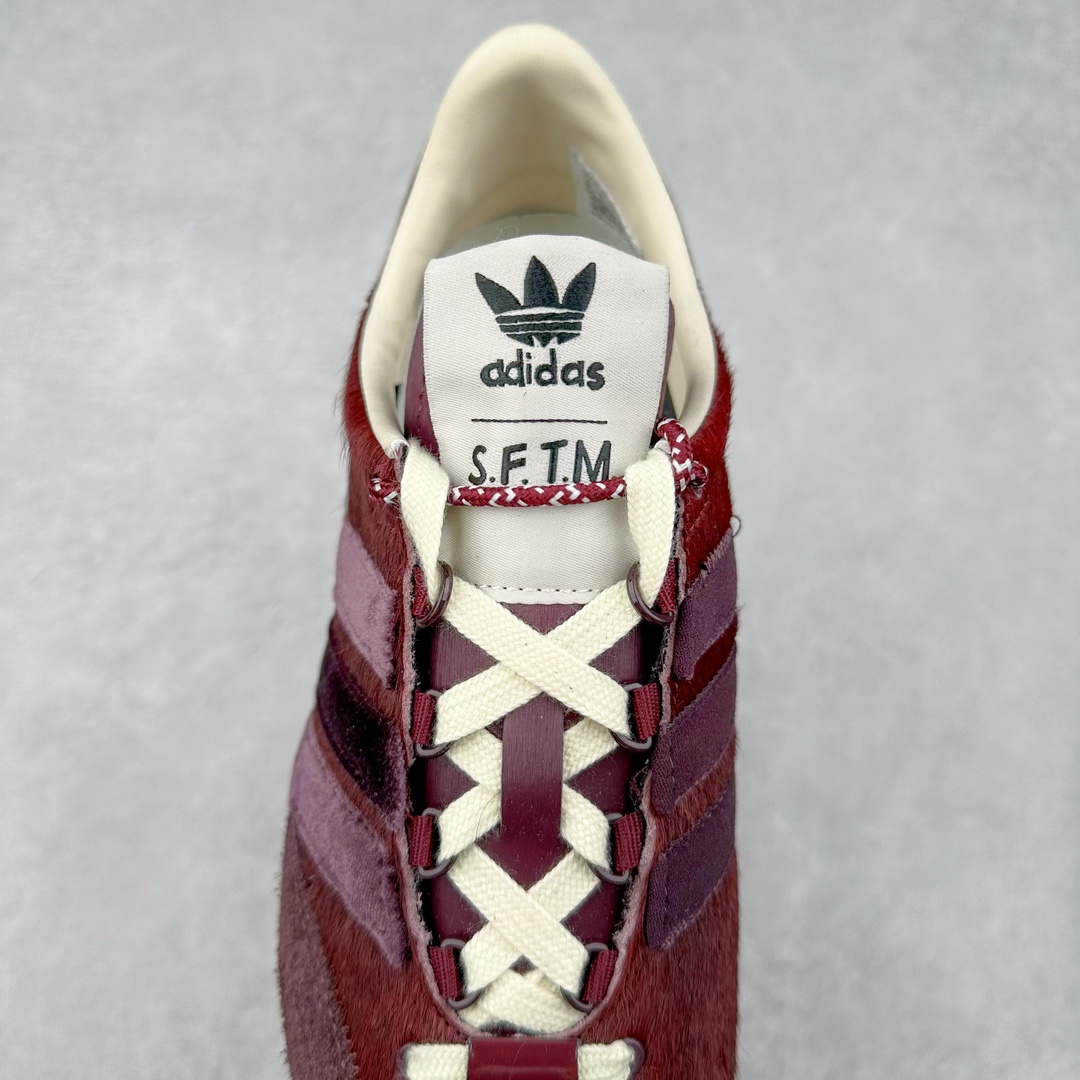 图片[5]-Song for the Mute x AD Originals SFTM-003 联名款复古慢跑鞋 ID3555 Originals与时装品牌Song for the Mute即将迎来第三个合作系列 这个系列主打的也是怀旧的氛围 采用了Country OG这个诞生于上世纪70年代的鞋款 尼龙和绒面革的梦幻拼接 低调而富有质感 呈现SFTM一贯的面料美学 三款不同风格的配色 亮点十足的斑点鞋带 体现怀旧主义和前卫设计无缝交织 鞋款采用了低帮的造型 方便日常穿着 同时对于外底做了处理 皮革材质和尼龙布材质的组合也更具是时代感 尺码：36 36.5 37 38 38.5 39 40 40.5 41 42 42.5 43 44 44.5 45-选品中心